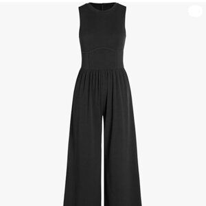 Elegant Black Sleeveless Jumpsuit